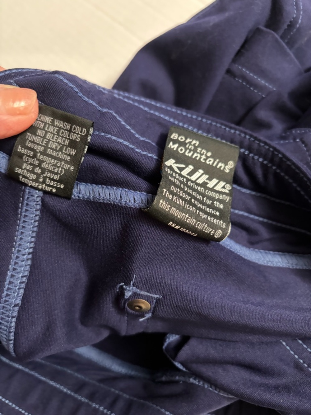 Kihl Mova Comfy 6” Stretch Shorts - Blue Depths Heather NWT - Picture 8 of 8